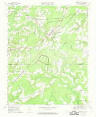 Whaleyville Virginia Historical topographic map, 1:24000 scale, 7.5 X 7.5 Minute, Year 1967
