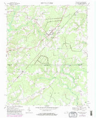 Whaleyville Virginia Historical topographic map, 1:24000 scale, 7.5 X 7.5 Minute, Year 1967