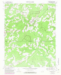 Whaleyville Virginia Historical topographic map, 1:24000 scale, 7.5 X 7.5 Minute, Year 1967