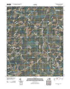 Whaleyville Virginia Historical topographic map, 1:24000 scale, 7.5 X 7.5 Minute, Year 2010