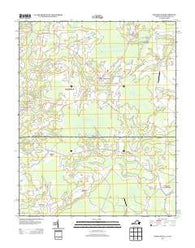 Whaleyville Virginia Historical topographic map, 1:24000 scale, 7.5 X 7.5 Minute, Year 2013