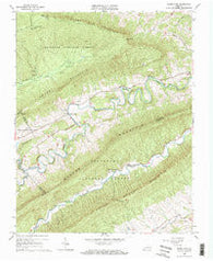 White Gate Virginia Historical topographic map, 1:24000 scale, 7.5 X 7.5 Minute, Year 1965