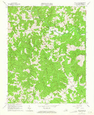White Plains Virginia Historical topographic map, 1:24000 scale, 7.5 X 7.5 Minute, Year 1963