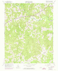 White Plains Virginia Historical topographic map, 1:24000 scale, 7.5 X 7.5 Minute, Year 1963