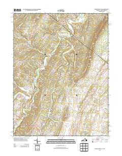 White Hall Virginia Historical topographic map, 1:24000 scale, 7.5 X 7.5 Minute, Year 2013