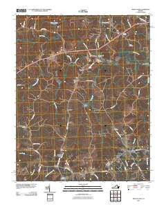 White Plains Virginia Historical topographic map, 1:24000 scale, 7.5 X 7.5 Minute, Year 2010