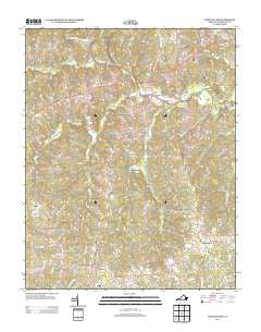 White Plains Virginia Historical topographic map, 1:24000 scale, 7.5 X 7.5 Minute, Year 2013