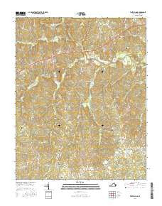 White Plains Virginia Current topographic map, 1:24000 scale, 7.5 X 7.5 Minute, Year 2016