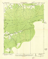 Whitetop Mountain Virginia Historical topographic map, 1:24000 scale, 7.5 X 7.5 Minute, Year 1935