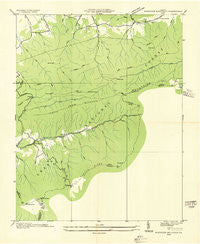 Whitetop Mountain Virginia Historical topographic map, 1:24000 scale, 7.5 X 7.5 Minute, Year 1935