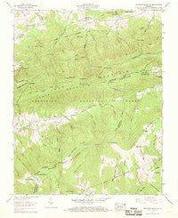 Whitetop Mountain Virginia Historical topographic map, 1:24000 scale, 7.5 X 7.5 Minute, Year 1959