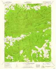 Whitetop Mountain Virginia Historical topographic map, 1:24000 scale, 7.5 X 7.5 Minute, Year 1959