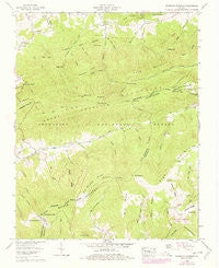 Whitetop Mountain Virginia Historical topographic map, 1:24000 scale, 7.5 X 7.5 Minute, Year 1959
