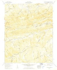Whitetop Mountain Virginia Historical topographic map, 1:24000 scale, 7.5 X 7.5 Minute, Year 1959