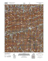 Whitetop Mountain Virginia Historical topographic map, 1:24000 scale, 7.5 X 7.5 Minute, Year 2011