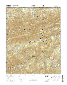Whitetop Mountain Virginia Current topographic map, 1:24000 scale, 7.5 X 7.5 Minute, Year 2016