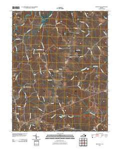 Whiteville Virginia Historical topographic map, 1:24000 scale, 7.5 X 7.5 Minute, Year 2010