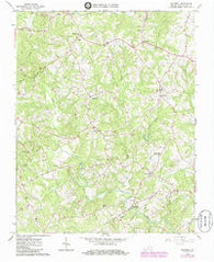 Whitmell Virginia Historical topographic map, 1:24000 scale, 7.5 X 7.5 Minute, Year 1965