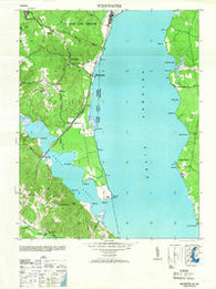 Widewater Virginia Historical topographic map, 1:24000 scale, 7.5 X 7.5 Minute, Year 1946