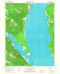 Widewater Virginia Historical topographic map, 1:24000 scale, 7.5 X 7.5 Minute, Year 1966