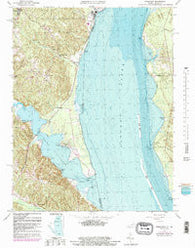 Widewater Virginia Historical topographic map, 1:24000 scale, 7.5 X 7.5 Minute, Year 1966