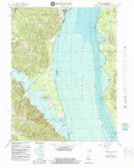 Widewater Virginia Historical topographic map, 1:24000 scale, 7.5 X 7.5 Minute, Year 1966