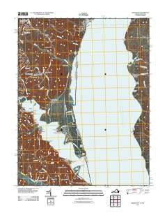 Widewater Virginia Historical topographic map, 1:24000 scale, 7.5 X 7.5 Minute, Year 2011