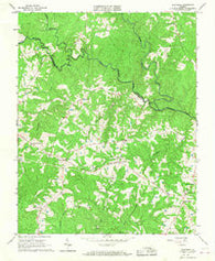Wightman Virginia Historical topographic map, 1:24000 scale, 7.5 X 7.5 Minute, Year 1966