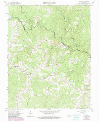 Wightman Virginia Historical topographic map, 1:24000 scale, 7.5 X 7.5 Minute, Year 1966