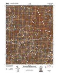 Wightman Virginia Historical topographic map, 1:24000 scale, 7.5 X 7.5 Minute, Year 2010