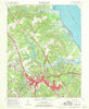 Williamsburg Virginia Historical topographic map, 1:24000 scale, 7.5 X 7.5 Minute, Year 1965