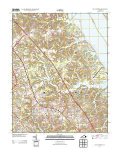 Williamsburg Virginia Historical topographic map, 1:24000 scale, 7.5 X 7.5 Minute, Year 2013