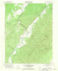Williamsville Virginia Historical topographic map, 1:24000 scale, 7.5 X 7.5 Minute, Year 1969