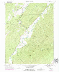Williamsville Virginia Historical topographic map, 1:24000 scale, 7.5 X 7.5 Minute, Year 1969
