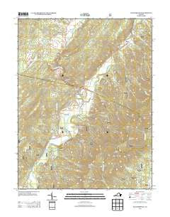 Williamsville Virginia Historical topographic map, 1:24000 scale, 7.5 X 7.5 Minute, Year 2013
