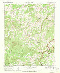 Willis Virginia Historical topographic map, 1:24000 scale, 7.5 X 7.5 Minute, Year 1968