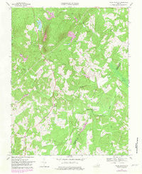 Willis Mountain Virginia Historical topographic map, 1:24000 scale, 7.5 X 7.5 Minute, Year 1968
