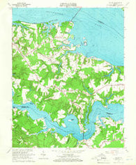 Wilton Virginia Historical topographic map, 1:24000 scale, 7.5 X 7.5 Minute, Year 1964