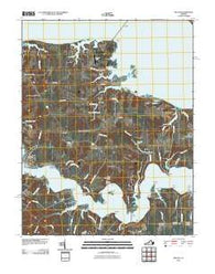 Wilton Virginia Historical topographic map, 1:24000 scale, 7.5 X 7.5 Minute, Year 2010