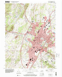 Winchester Virginia Historical topographic map, 1:24000 scale, 7.5 X 7.5 Minute, Year 1997