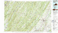 Winchester Virginia Historical topographic map, 1:100000 scale, 30 X 60 Minute, Year 1983
