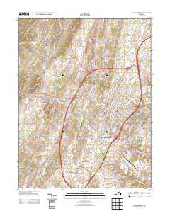 Winchester Virginia Historical topographic map, 1:24000 scale, 7.5 X 7.5 Minute, Year 2013