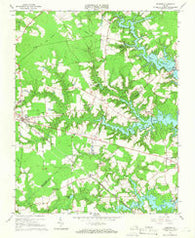 Windsor Virginia Historical topographic map, 1:24000 scale, 7.5 X 7.5 Minute, Year 1965