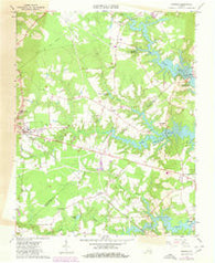 Windsor Virginia Historical topographic map, 1:24000 scale, 7.5 X 7.5 Minute, Year 1965