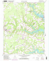 Windsor Virginia Historical topographic map, 1:24000 scale, 7.5 X 7.5 Minute, Year 1965