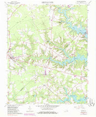 Windsor Virginia Historical topographic map, 1:24000 scale, 7.5 X 7.5 Minute, Year 1965