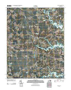Windsor Virginia Historical topographic map, 1:24000 scale, 7.5 X 7.5 Minute, Year 2011