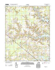 Windsor Virginia Historical topographic map, 1:24000 scale, 7.5 X 7.5 Minute, Year 2013