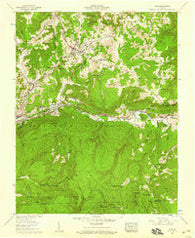 Wise Virginia Historical topographic map, 1:24000 scale, 7.5 X 7.5 Minute, Year 1957