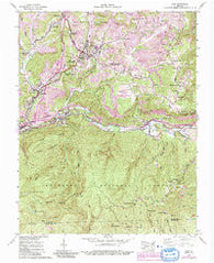 Wise Virginia Historical topographic map, 1:24000 scale, 7.5 X 7.5 Minute, Year 1957